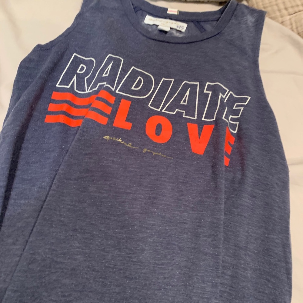 Radiate love Spiritual Gangster tank!